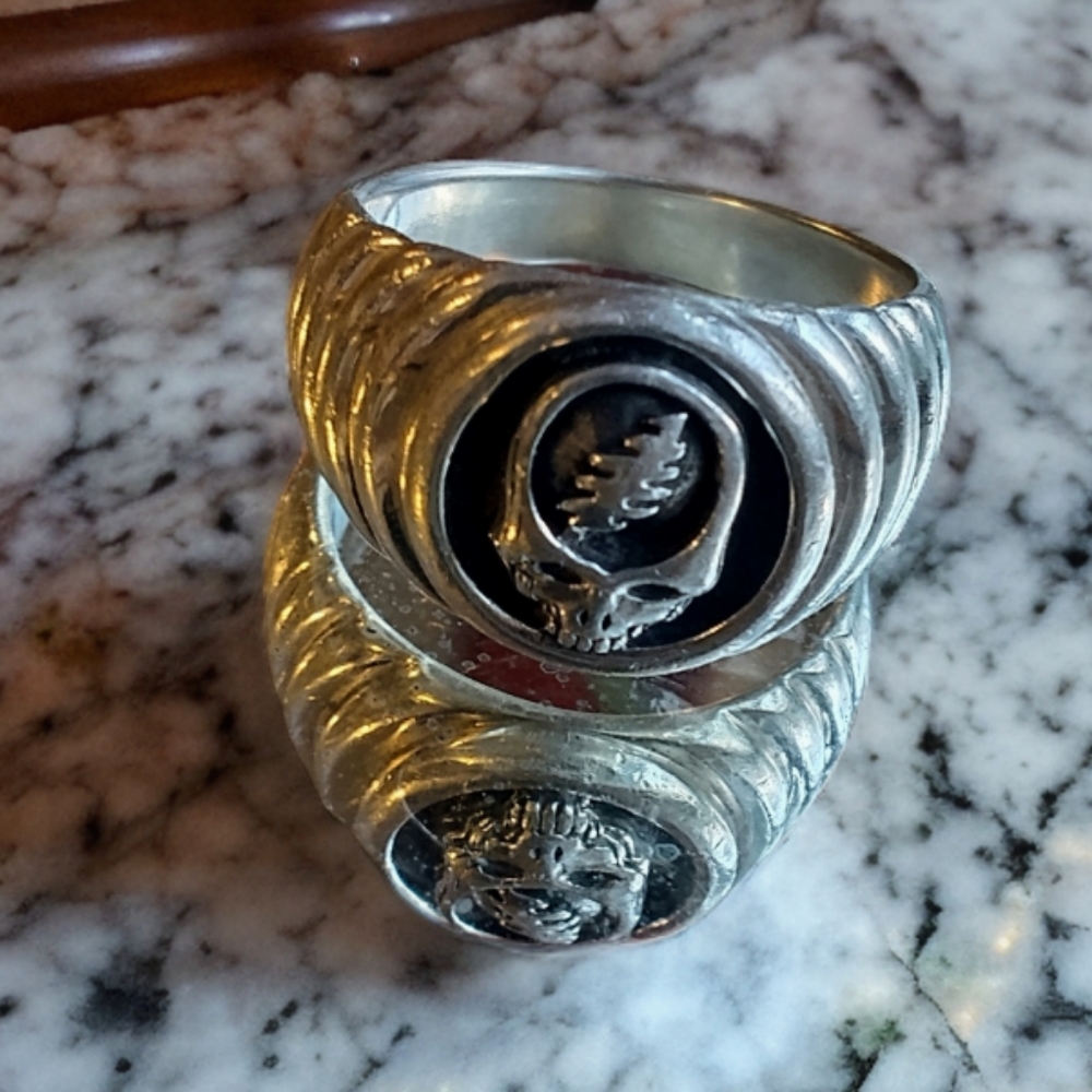 Sterling Silver Grateful Dead Ring